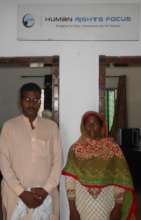 Victims parents visiting HRFPOffice for Assistance