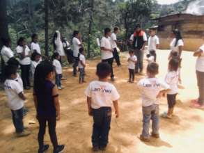 Preschool class getting ready for reading