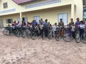 Bike Delivery at Tapor Primary School