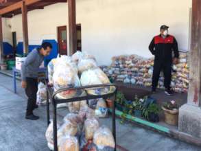 Food Hampers Ready For Our Families