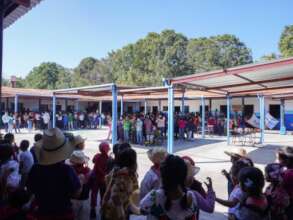 Whole School In The Playground Jan 2023