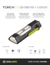 GoalZero Torch 250 LED Lighting & USB Hub PowerHub