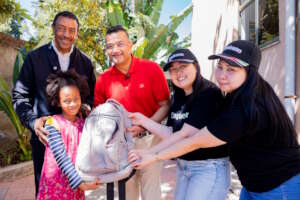 Visit and donation by Emirates Airlines