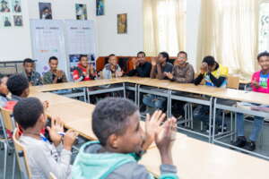 Learning to share and listen to different ideas