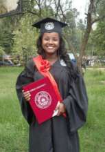 Bogalech as she graduated this summer