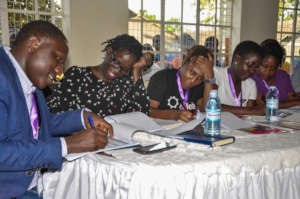 Judges compiling their scores!