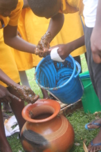 harvesting IMOs from pots 2