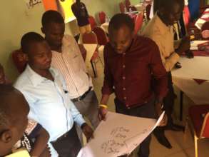 Group of Yiya teachers share their work with Samso