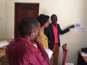 Field team practicing how to teach the Term 2 unit