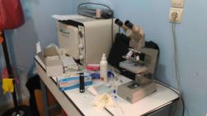 Materials used for the medical examination