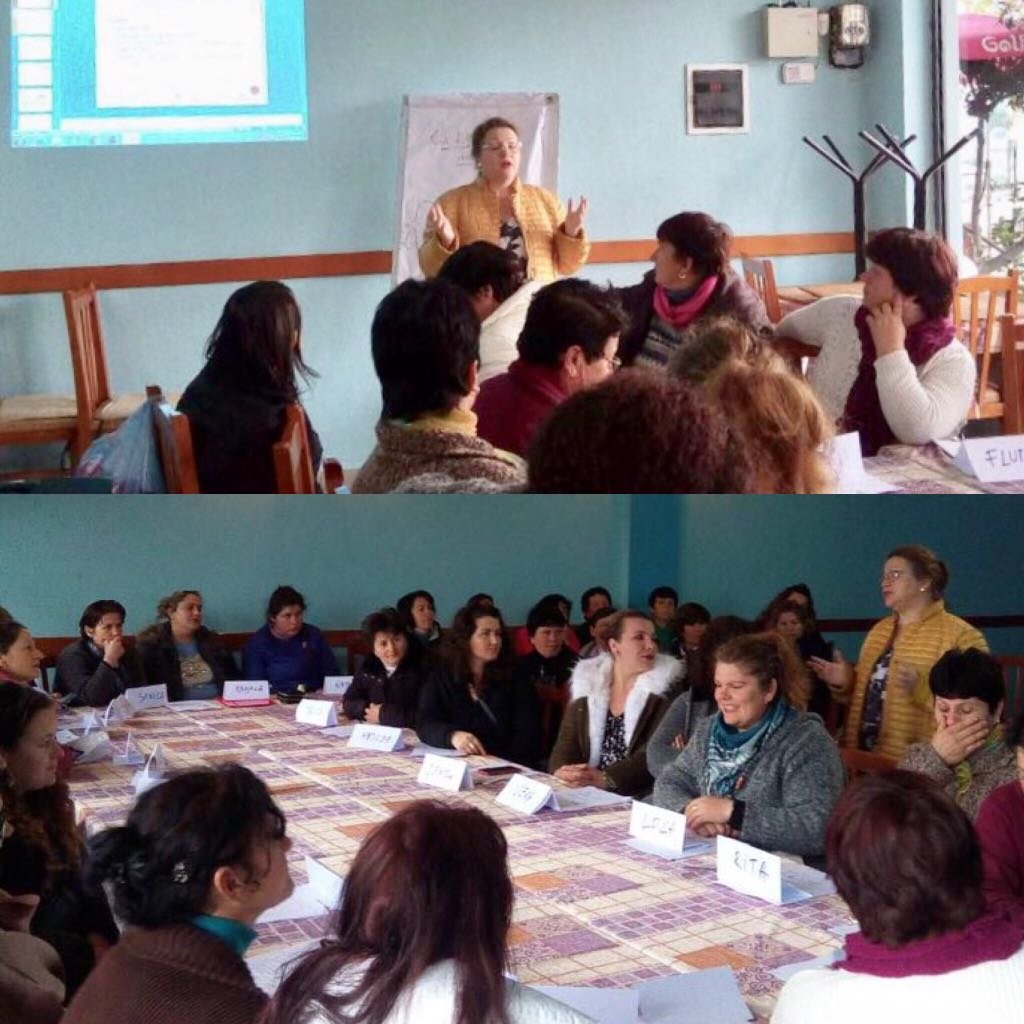 Women's attending training session