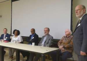 Panel of speakers with PPAF moderator