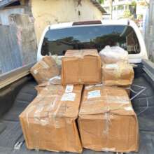 Fifty solar cooker kits arrive