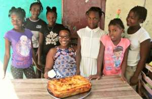 Baking class & teacher at ACFFC