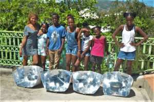 Solar cooking class for kids