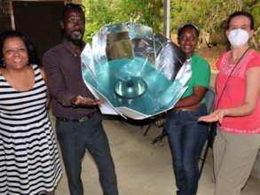 Team visit with university instructors