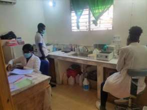 UNDH-H staff in the clinic