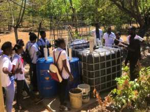 University class at biodigester