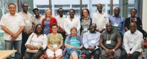 African collaborators at a conference last August