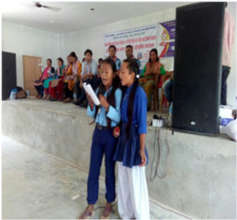 Participanting in song competition