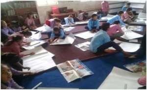 Children drawing