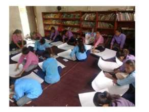 Children drawing