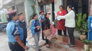 Distributed of IEC leaflets to hotels
