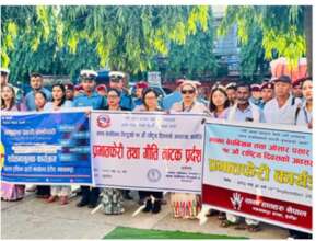 Rally participants