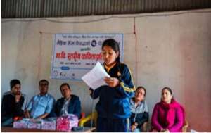 Second winner Ms. Krisha Lo Lama
