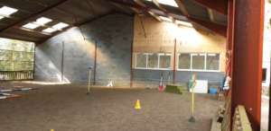 Inside the school towards the gallery windows