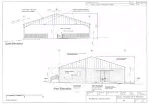 East and West Elevations