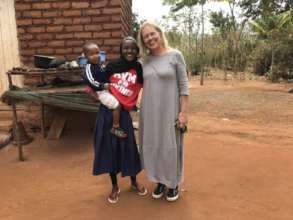 Visit to a student in a village far away