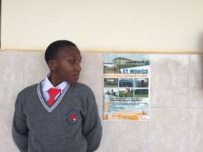 Proud secondary school student