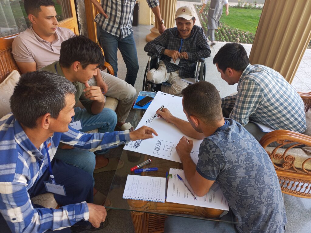 community mapping in Tajikistan