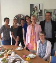 A few of the office staff in Sweden