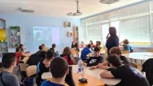 Virtual guest in classroom