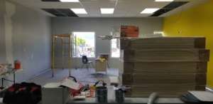 Construction final stages