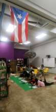 Students in the new classrooms