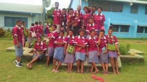 Gerson, soon a graduate, top middle of classmates