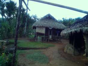 A household in the hamlet