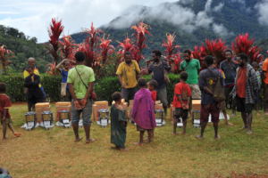 Inspecting new low fuel, low emission cookstoves