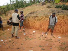 Conservationists and Suowi Valley with flora
