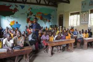 In the classroom with Dan