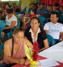 Community members voting for projects in QG