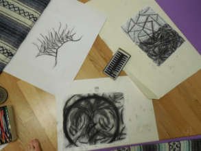 Charcoal drawings