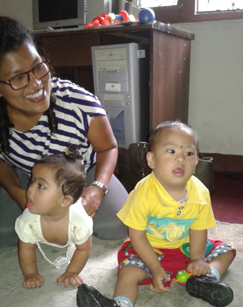 Working with and training new parents in Nepal