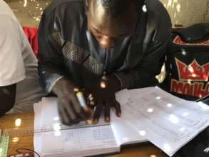 The treasurer at work