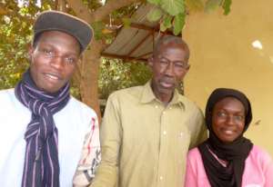 Babacar & Adja with CIPA Director Mr Diop