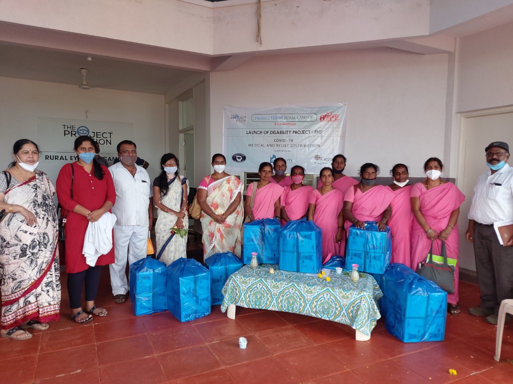 Distribution of medical kits to Asha workers