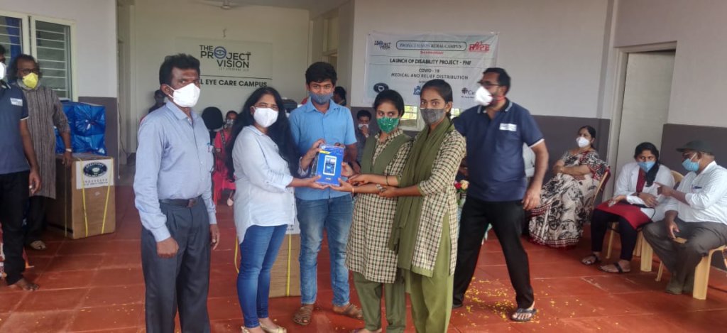 Distribution of Tabs to students